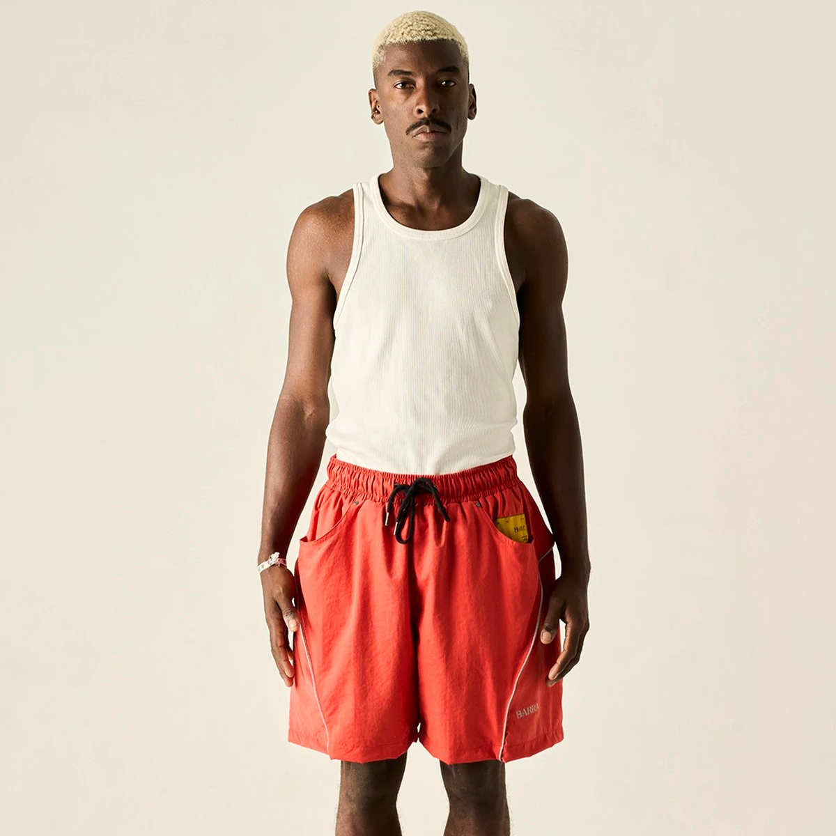 Barra Crew - Shorts 'Circular Refletivo' Vermelho