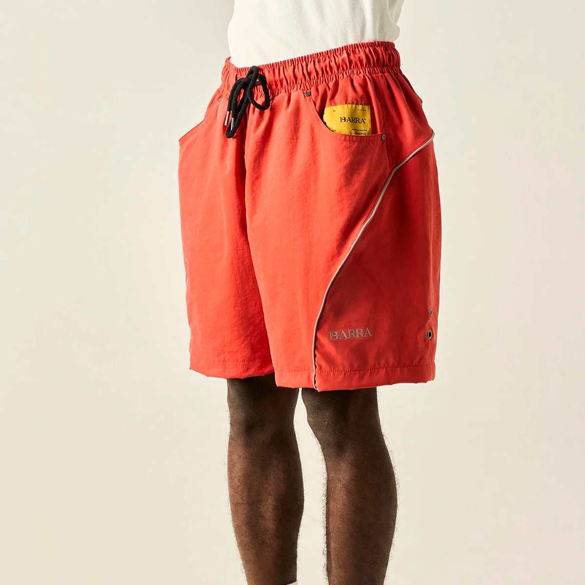 Barra Crew - Shorts 'Circular Refletivo' Vermelho