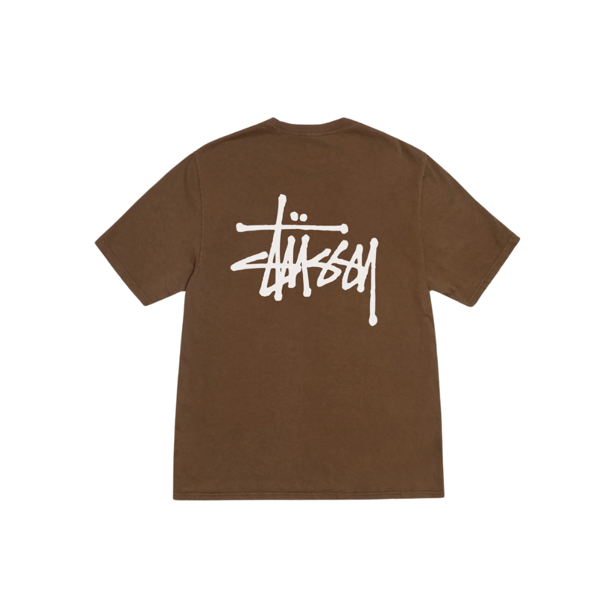 Stüssy - Camiseta 'Basic Pigment Dyed' Brown