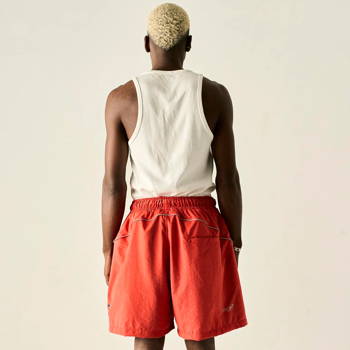 Barra Crew - Shorts 'Circular Refletivo' Vermelho