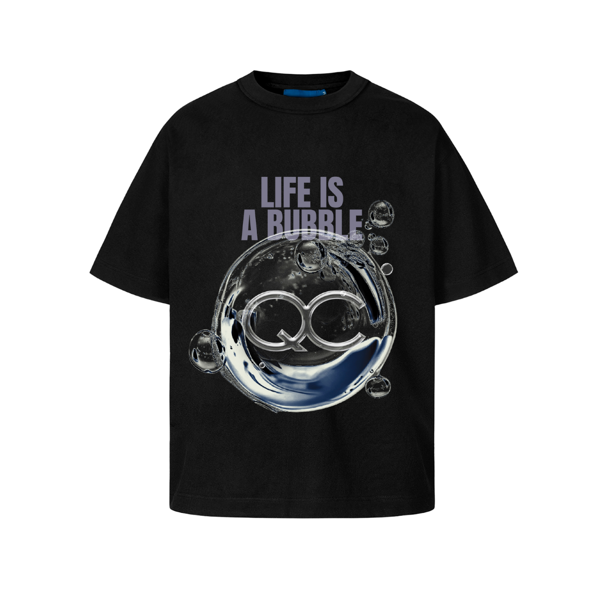 Quadro Creations - Camiseta 'Bubble Lif' Black