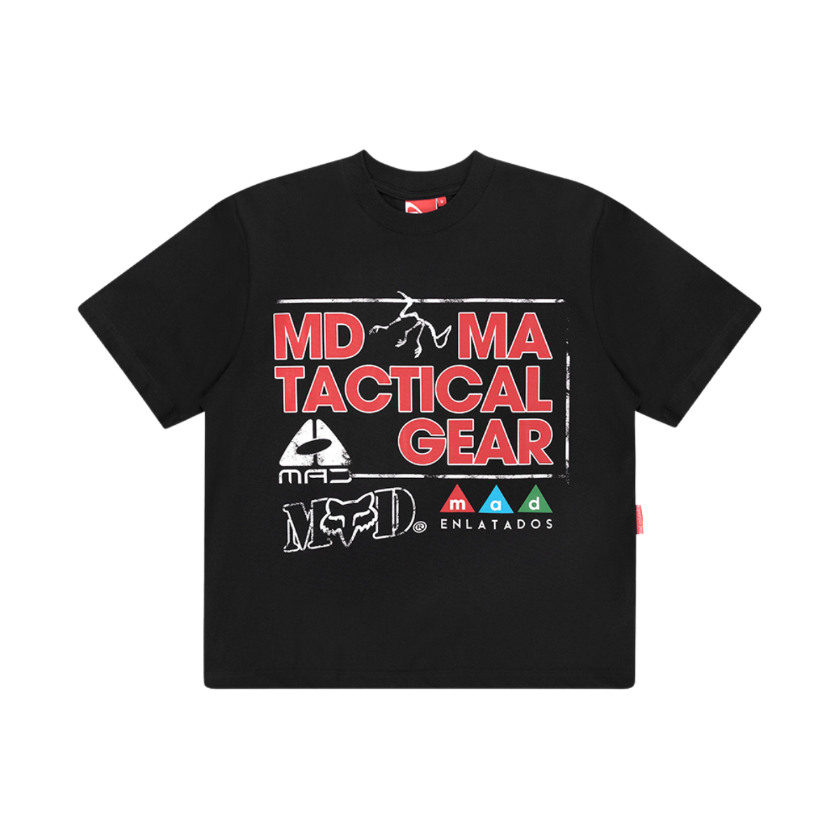 Mad Enlatados - Camiseta 'Tactical Gear' Black