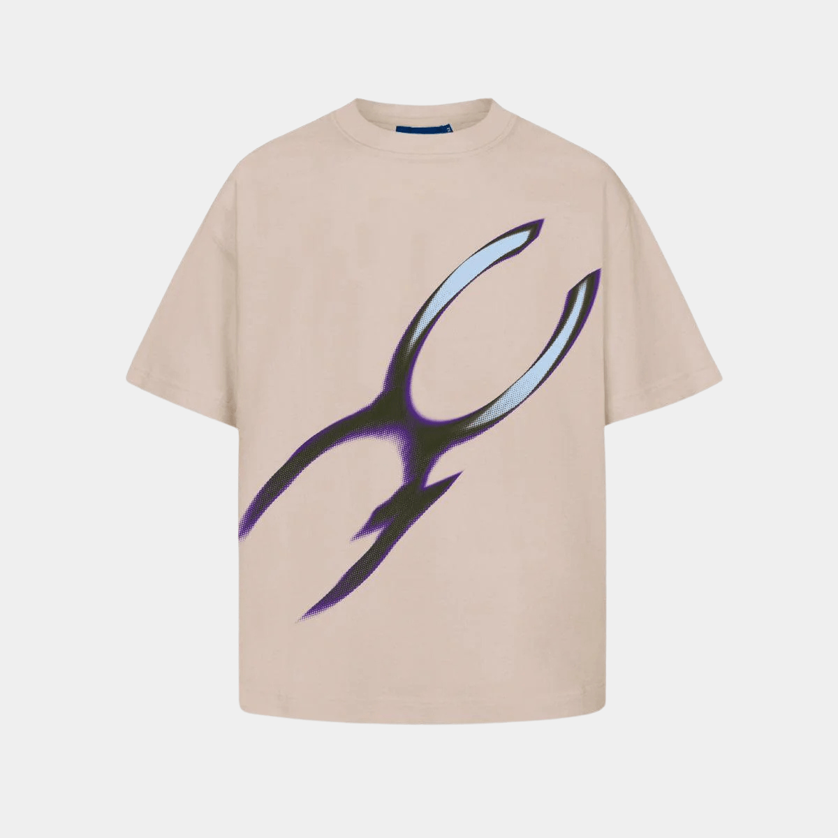 Camiseta Temperature Boxy Bege