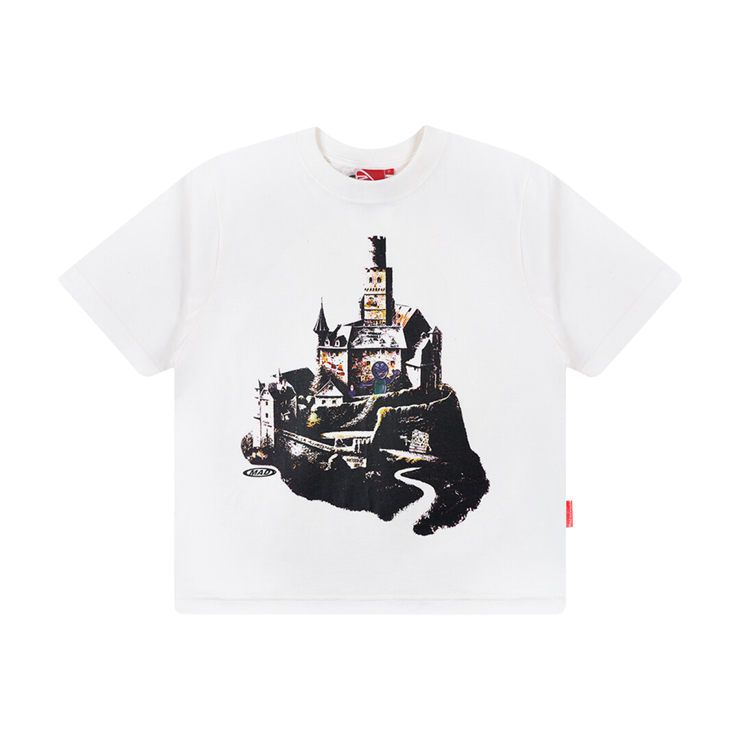 MAD ENLATADOS - CAMISETA ‘CASTELO PIXADO’ WHITE