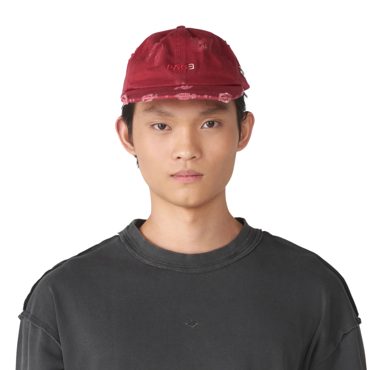 PACE - Boné 6-Panel 'Vintage' Red