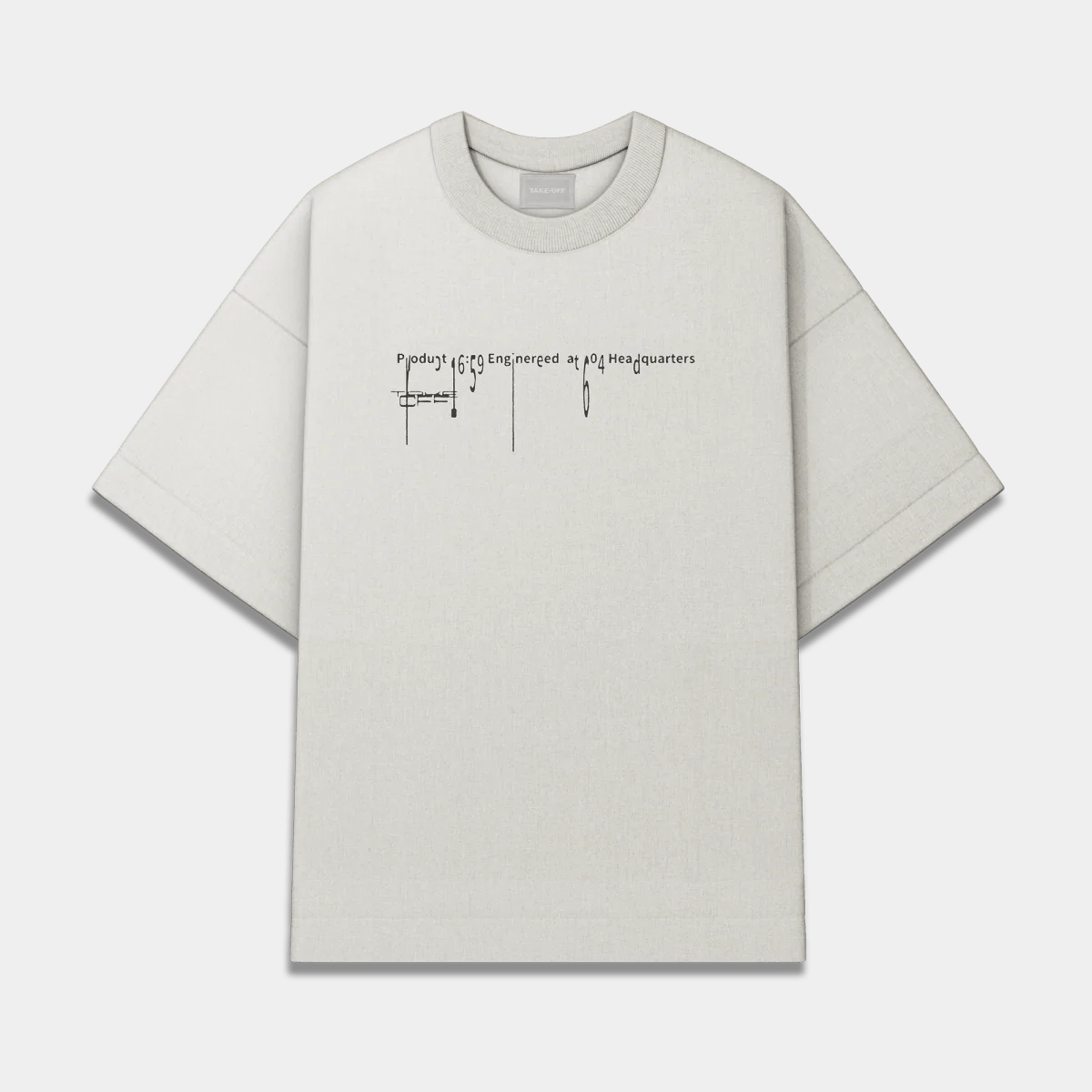 Camiseta Vision Off white