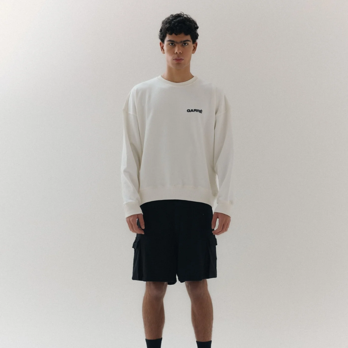 Garré - Moletom Crewneck Off White