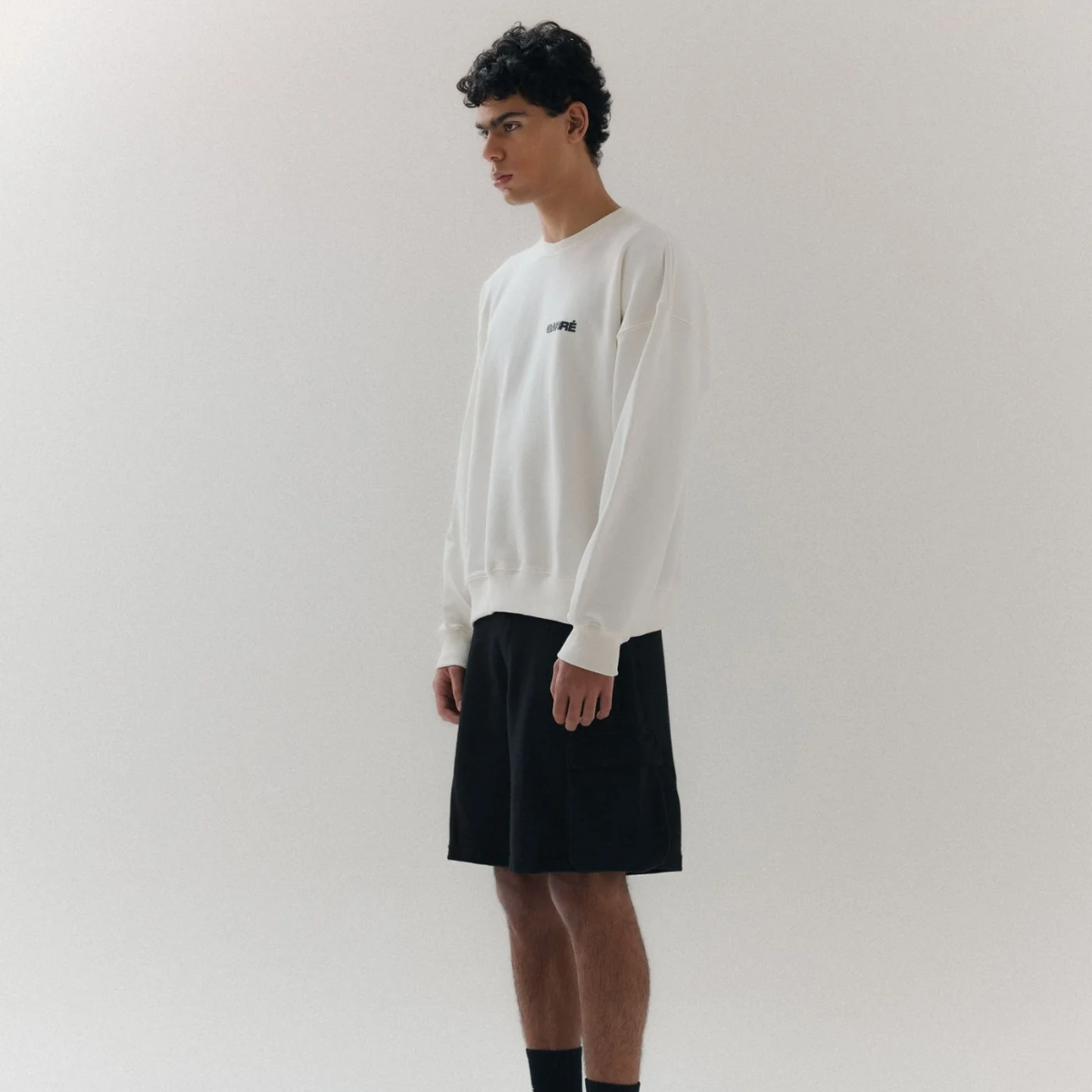 Garré - Moletom Crewneck Off White