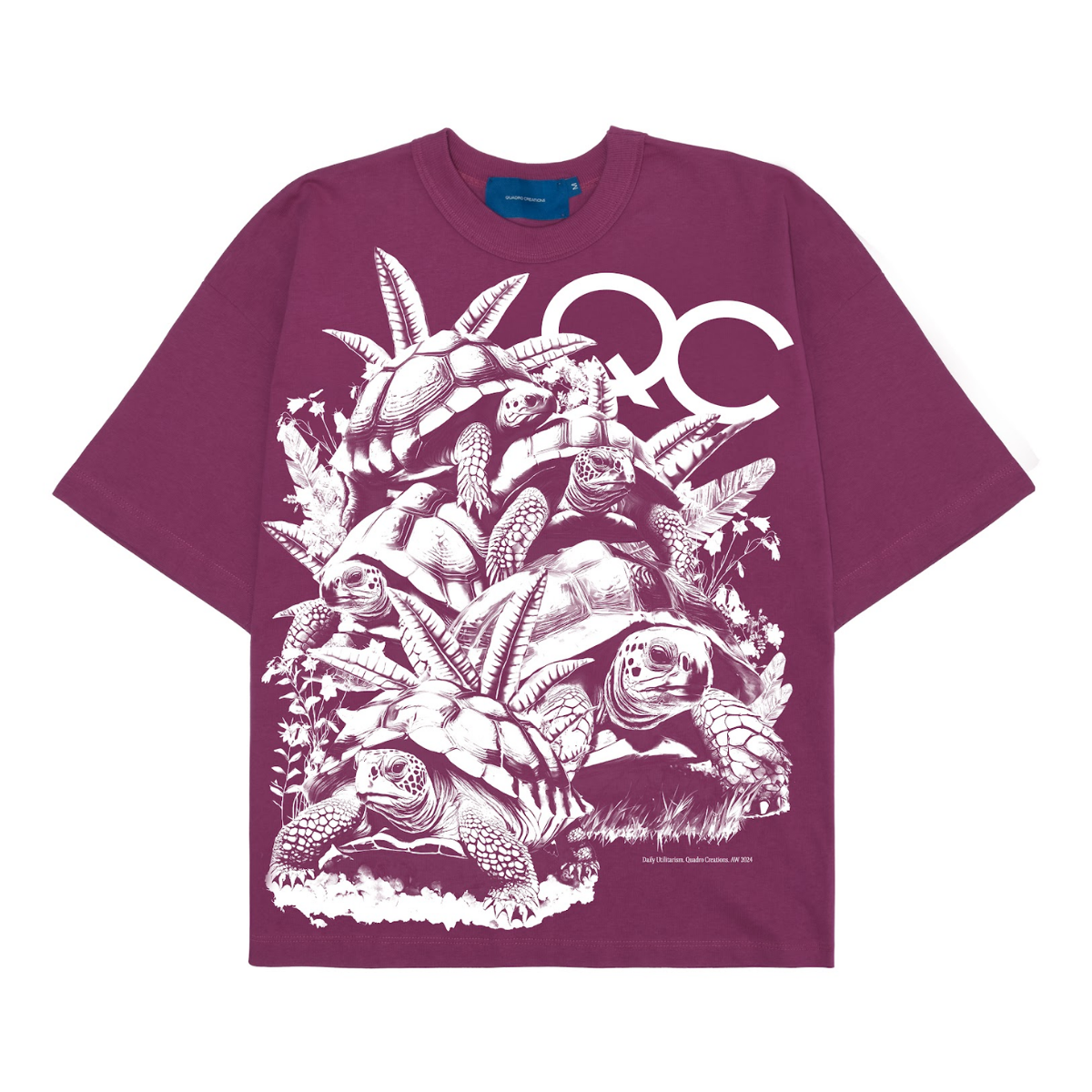 Quadro Creations - Camiseta 'Slow and Steady' Magenta