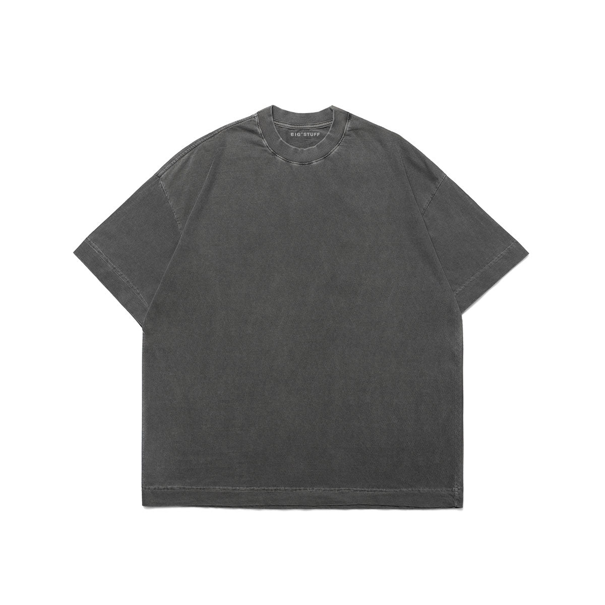 Big Stuff - Camiseta Oversized Basic Cinza Estonado