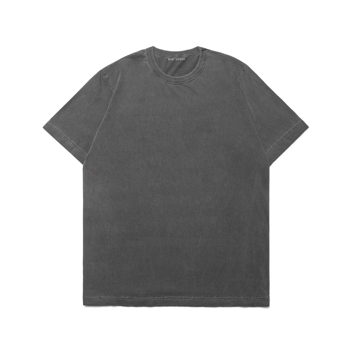 Big Stuff - Camiseta Regular Basic Cinza Estonado