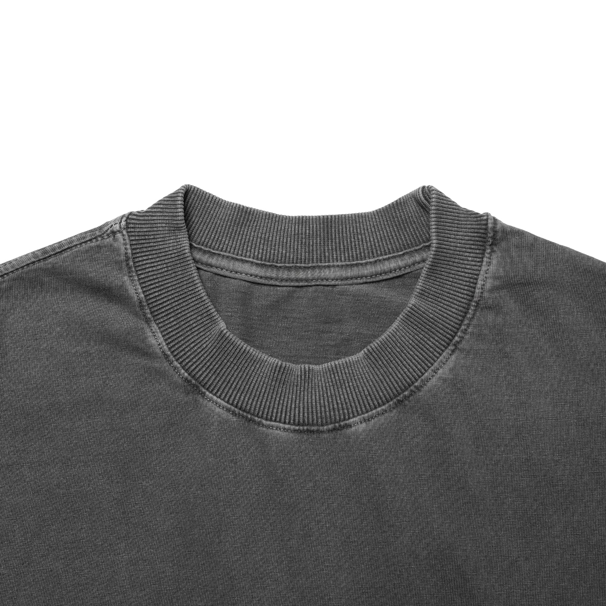 Daily Blanks - Camiseta Heavy Oversized Cinza Estonado