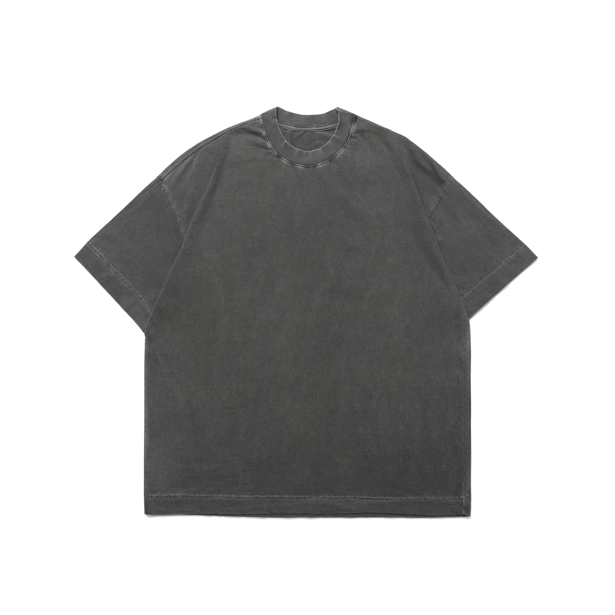 Daily Blanks - Camiseta Heavy Oversized Cinza Estonado