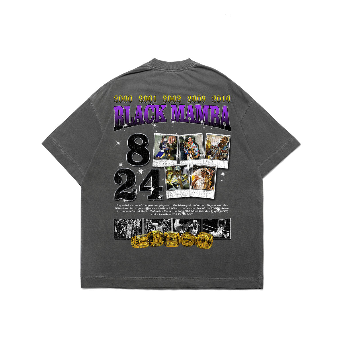 Bootleg - Camiseta Heavy 'Big Face Kobe Bryant'