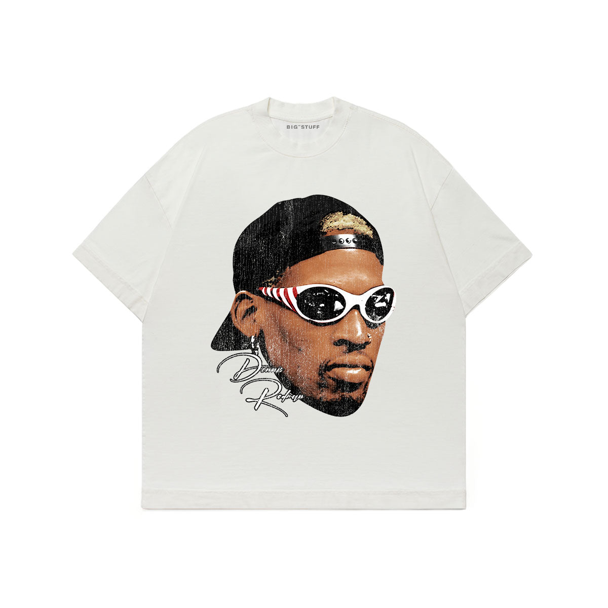 Bootleg - Camiseta Heavy 'Big Face Dennis Rodman'