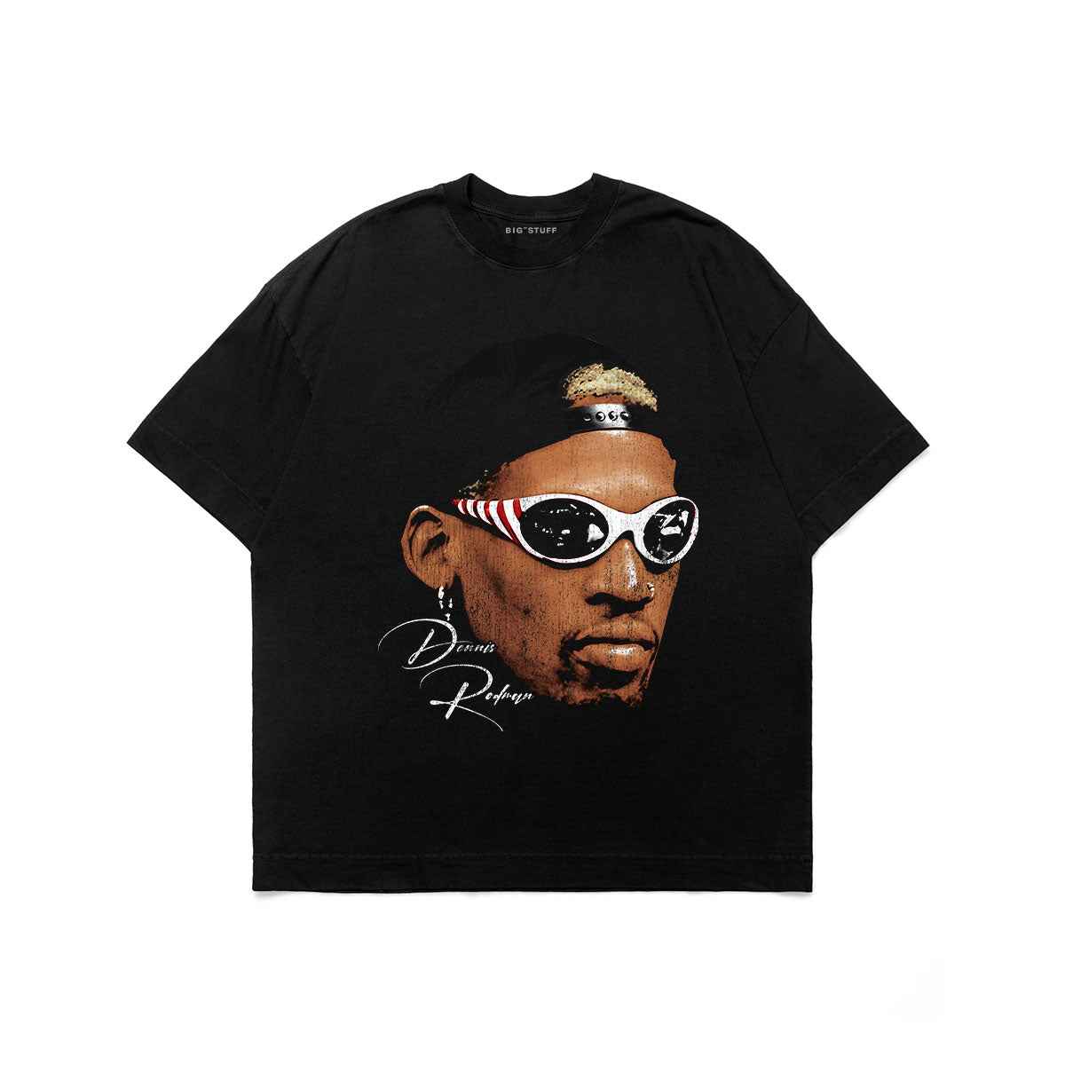 Bootleg - Camiseta Heavy 'Big Face Dennis Rodman'