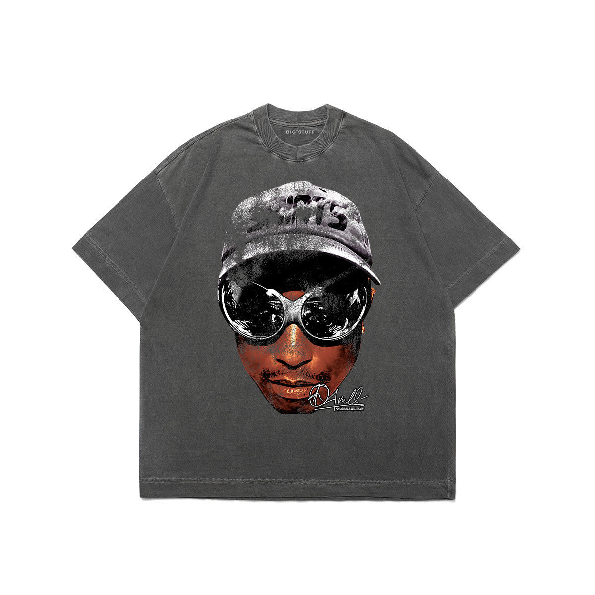 Bootleg - Camiseta Heavy 'Big Face Pharrell Williams'