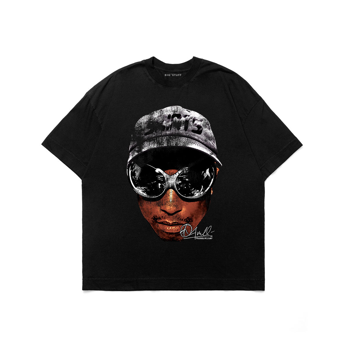 Bootleg - Camiseta Heavy 'Big Face Pharrell Williams'