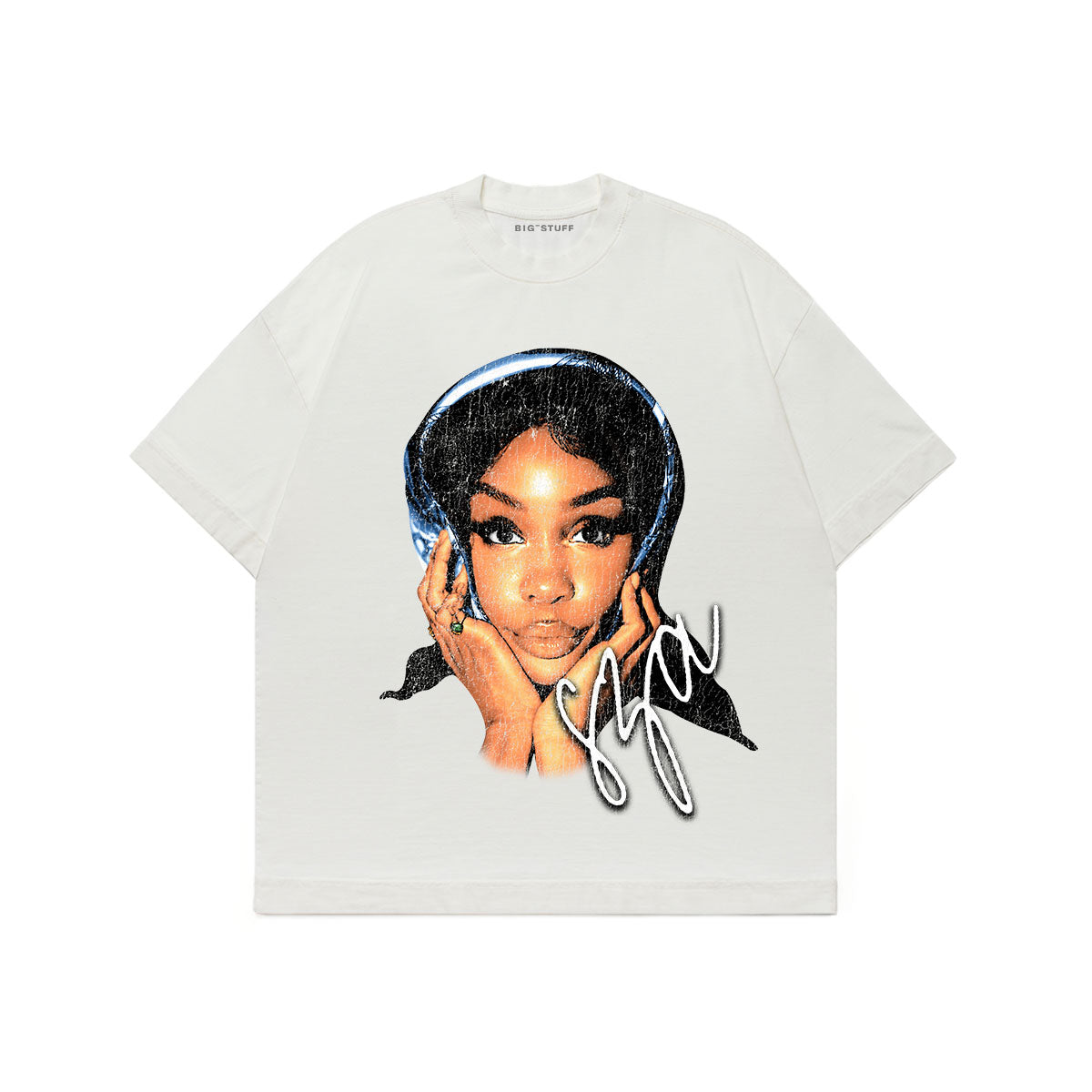 Bootleg - Camiseta Heavy 'Big Face SZA'