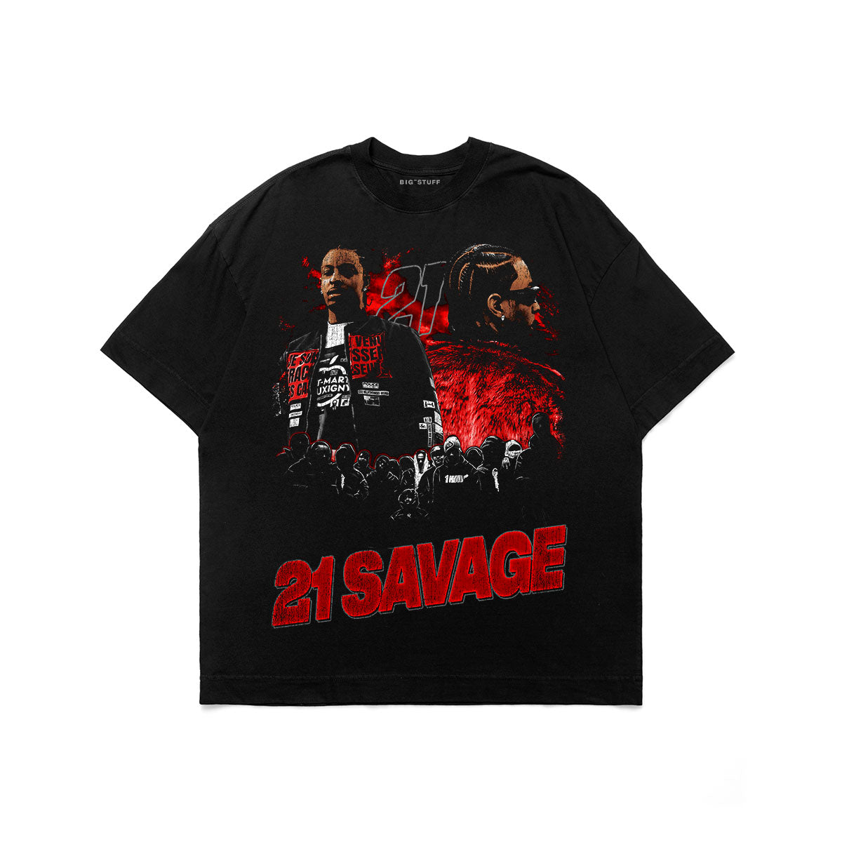 Bootleg - Camiseta Heavy '21 Savage'