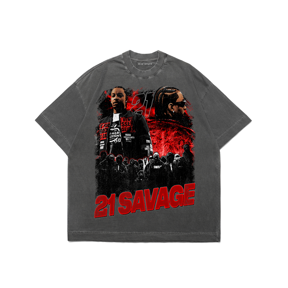 Bootleg - Camiseta Heavy '21 Savage'