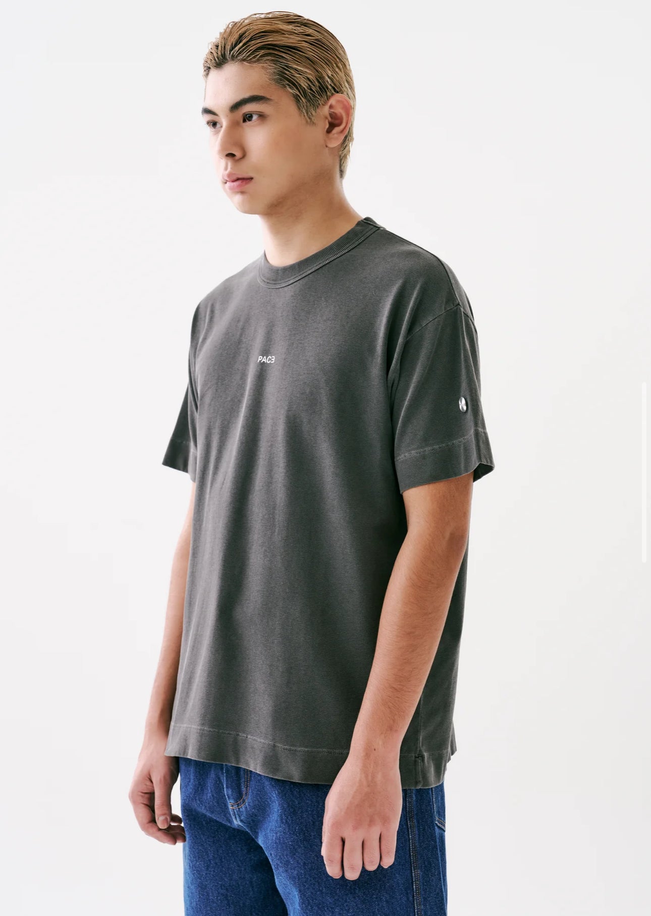 PACE - Camiseta 'Mirror' Stone Washed Black