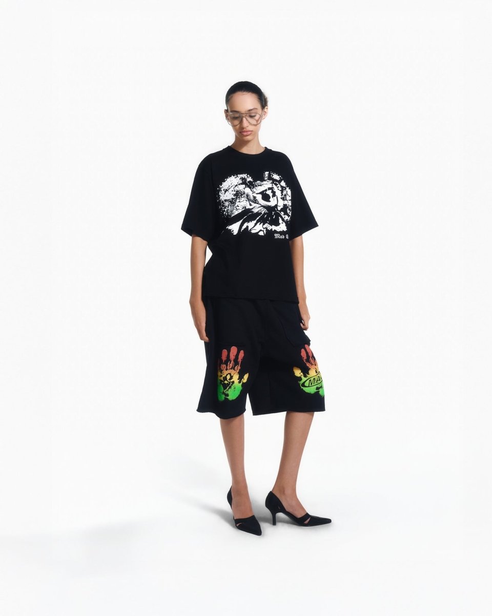Mad Enlatados - Camiseta Lagarto Rei Preta