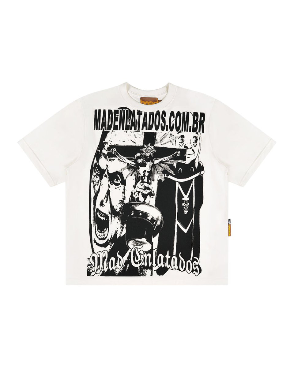 Mad Enlatados - Camiseta Acessa Meu Site Off White