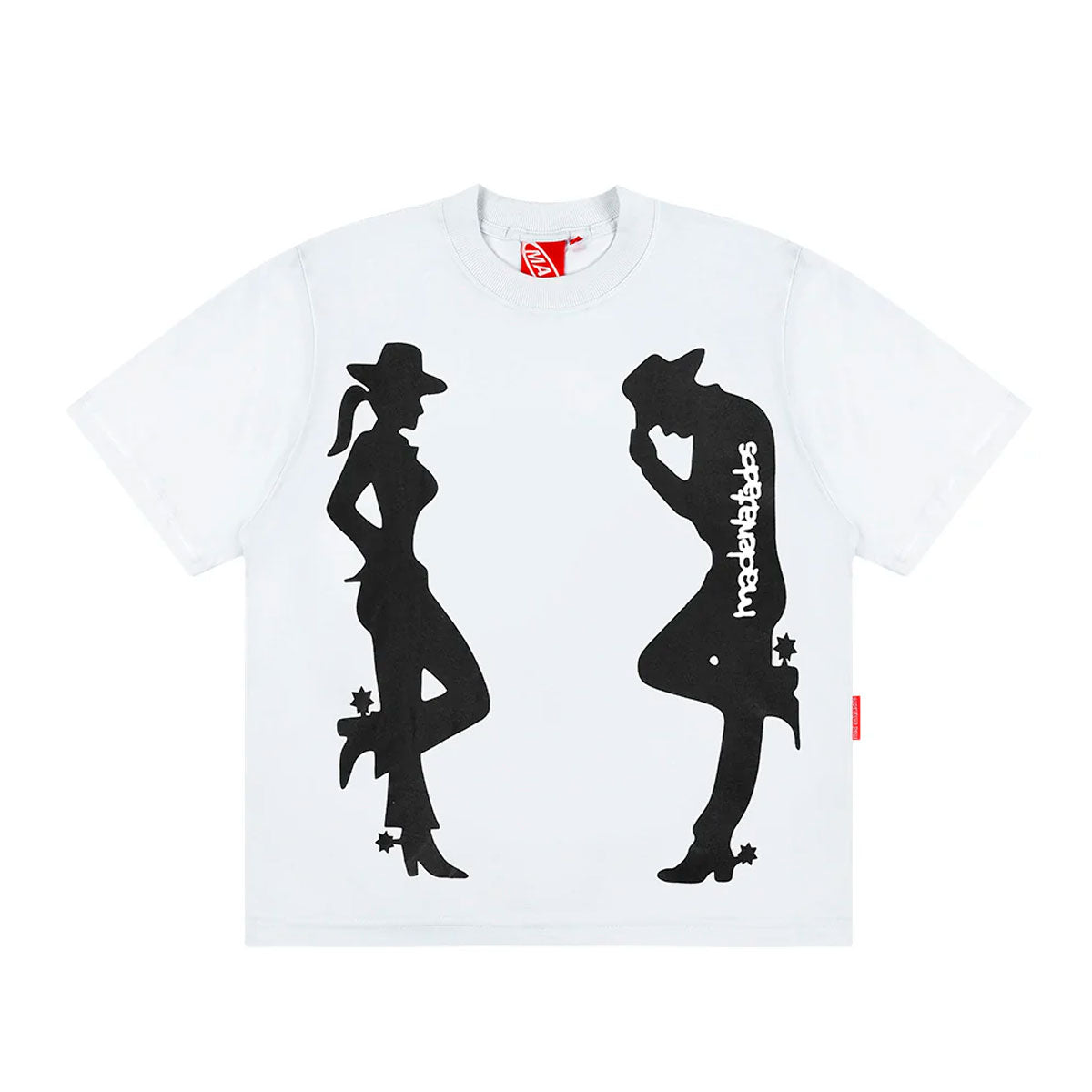 Mad Enlatados - Camiseta 'Casalcowboy' Off White