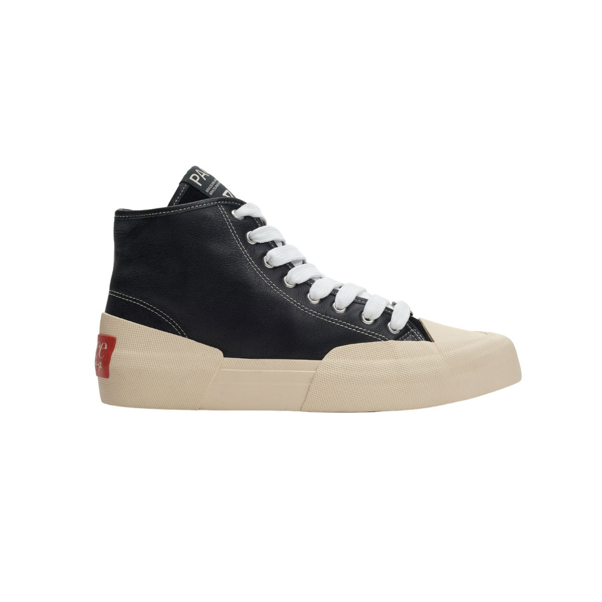 Pace - 'Yatch-Rubber Leather High' Preto