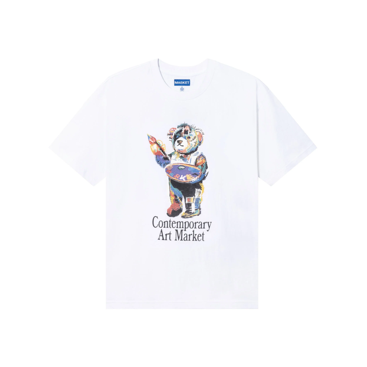 Market - Camiseta 'Art Market Bear' White