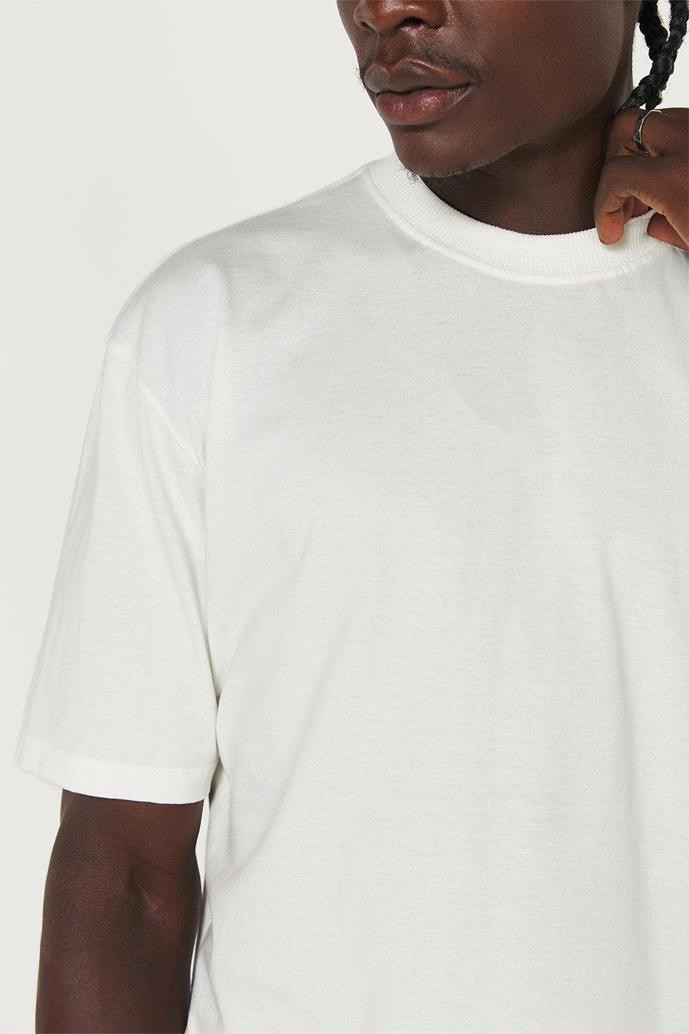 Brunx Ind - Camiseta Basic Streetwear 30.1 Off White