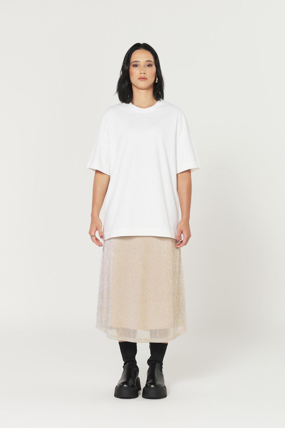 Brunx Ind - Camiseta Heavy Oversized 20.1 Off White