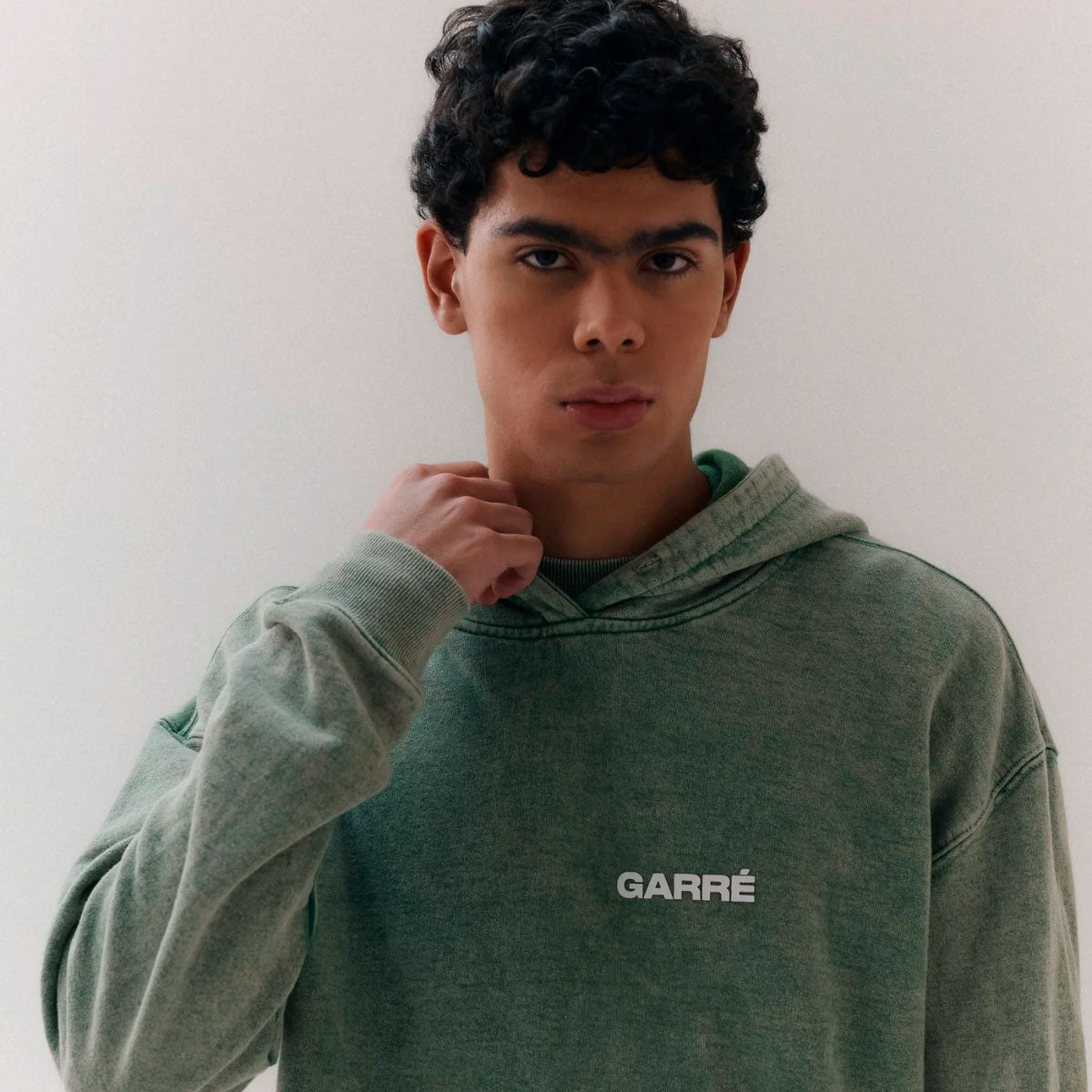 Garré - Moletom 'Basic Logo Wash' Verde Estonado