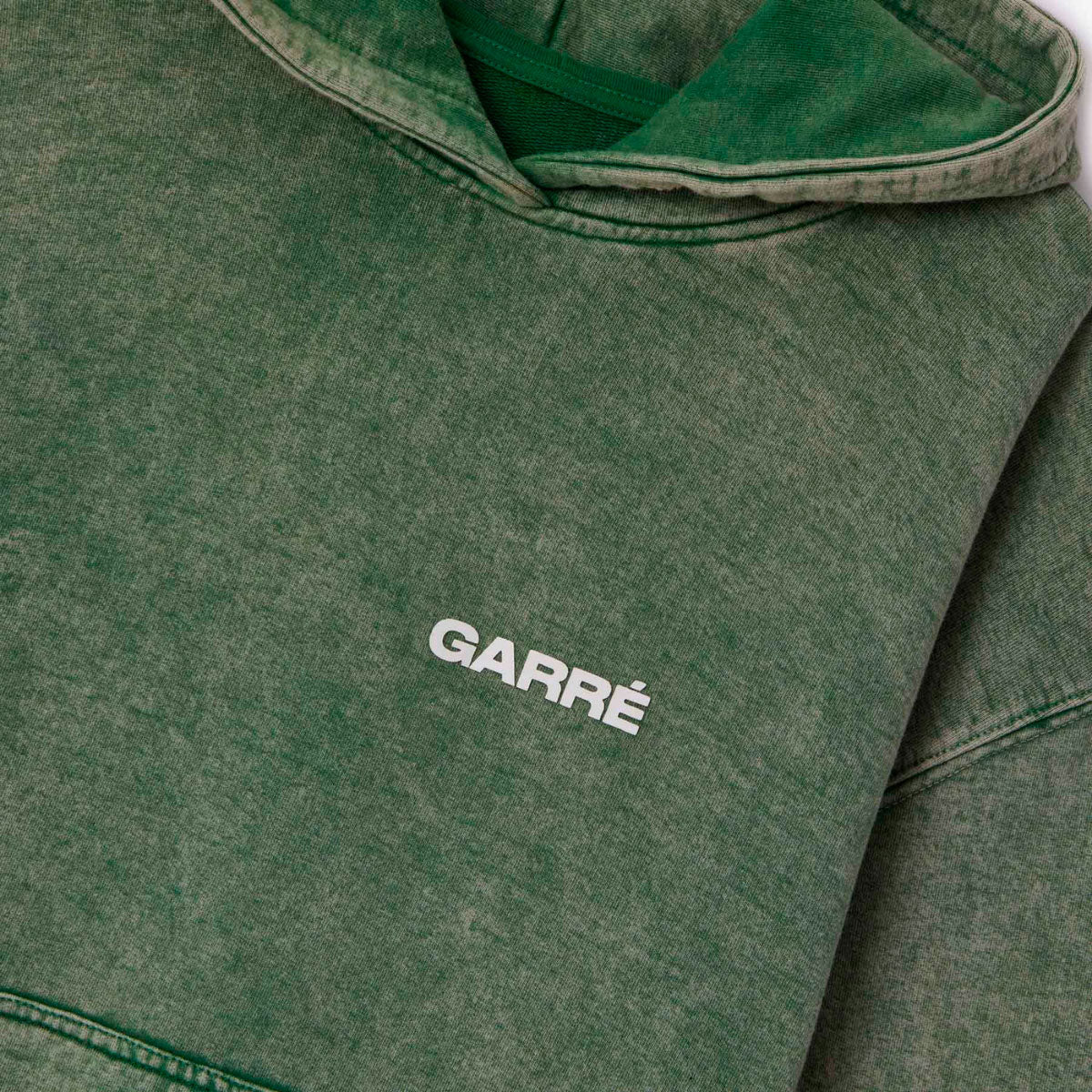 Garré - Moletom 'Basic Logo Wash' Verde Estonado