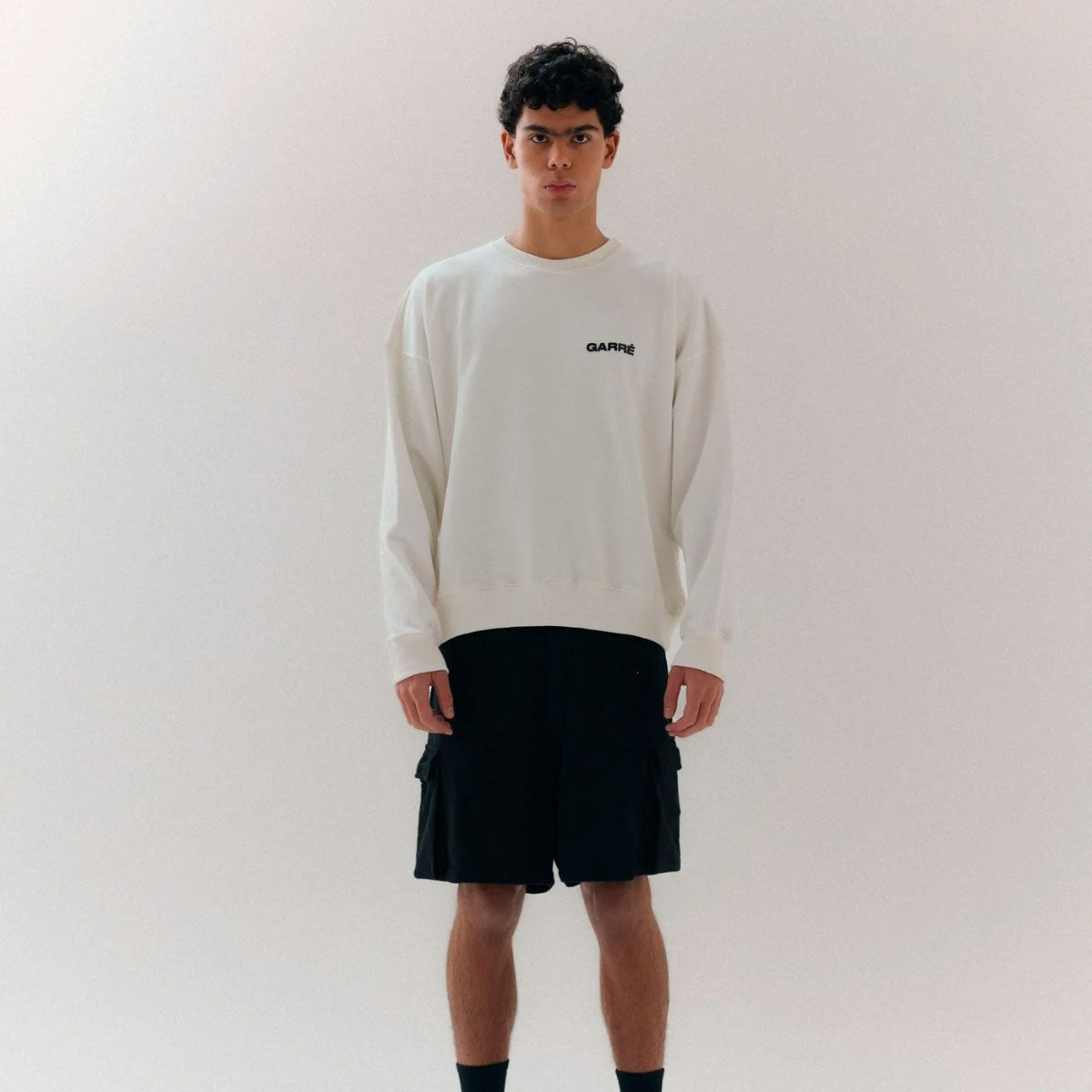 Garré - Moletom Crewneck Off White