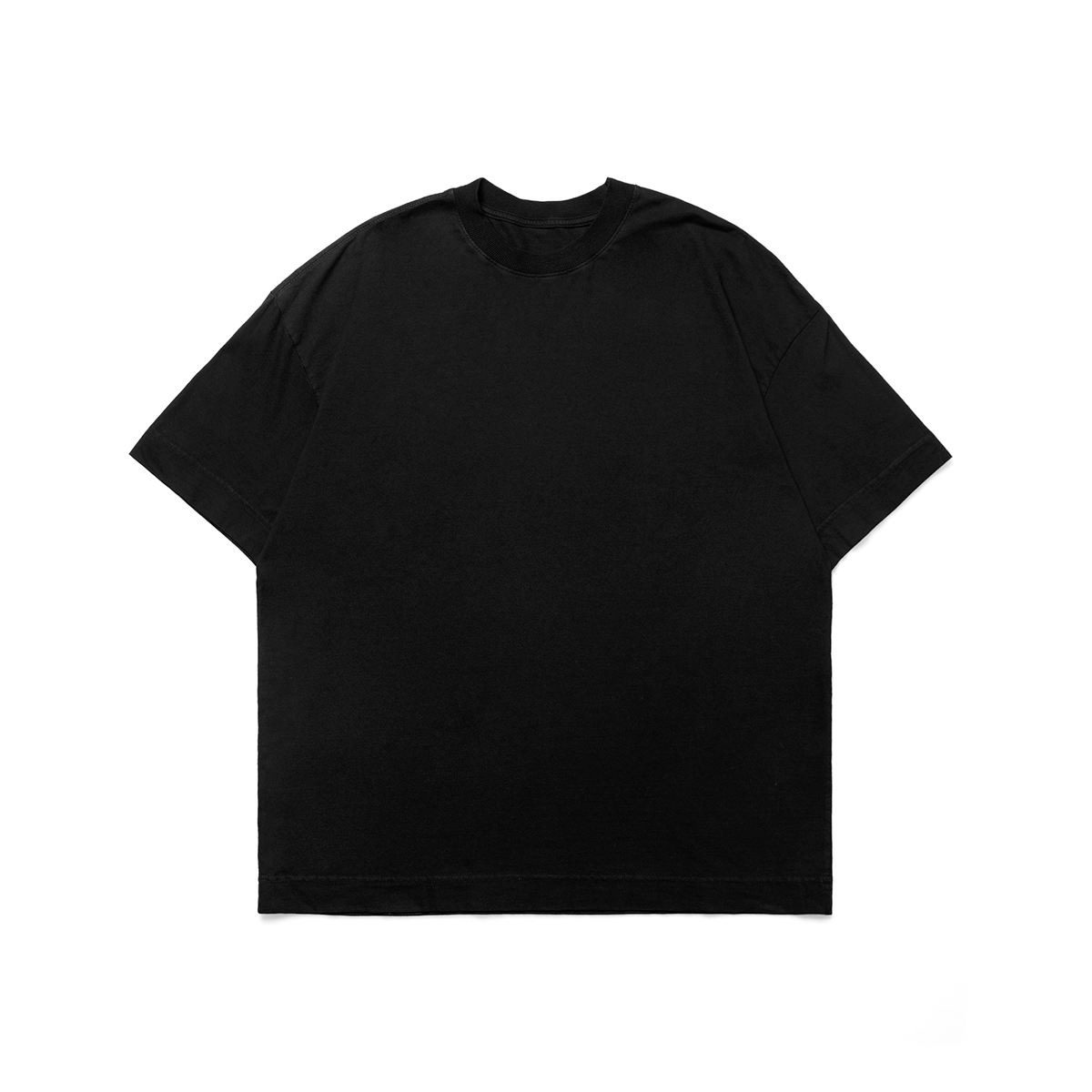 Daily Blanks - Camiseta Heavy Oversized Preta